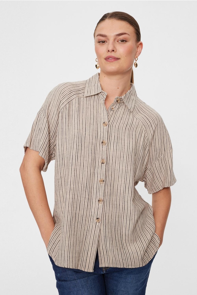 FQLAVARA SHIRT 204038 MOONBEAM W. BLACK